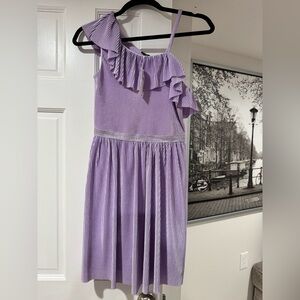 Nordstrom Lilac Pleated Dress